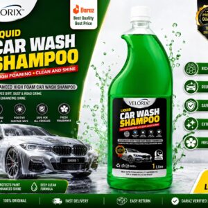 Velorix Liquid Car Wash – High Foam Car Shampoo, Clean & Shine Premium Quality – 1 Liter (1000ml)